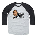 Mens Baseball T-Shirt Black / Ash