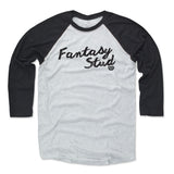 Mens Baseball T-Shirt Black / Ash