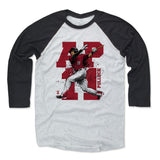 Mens Baseball T-Shirt Black / Ash