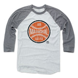 Mens Baseball T-Shirt Heather Gray / Ash