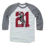 Mens Baseball T-Shirt Heather Gray / Ash