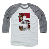 Mens Baseball T-Shirt Heather Gray / Ash