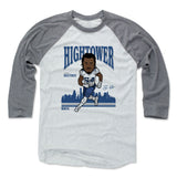 Mens Baseball T-Shirt Heather Gray / Ash