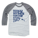 Mens Baseball T-Shirt Heather Gray / Ash
