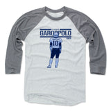Mens Baseball T-Shirt Heather Gray / Ash