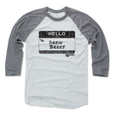 Mens Baseball T-Shirt Heather Gray / Ash