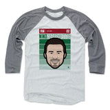 Mens Baseball T-Shirt Heather Gray / Ash