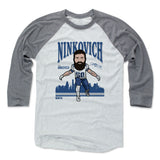 Mens Baseball T-Shirt Heather Gray / Ash