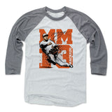 Mens Baseball T-Shirt Heather Gray / Ash