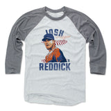 Mens Baseball T-Shirt Heather Gray / Ash