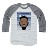 Mens Baseball T-Shirt Heather Gray / Ash