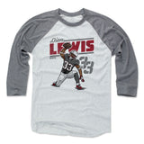Mens Baseball T-Shirt Heather Gray / Ash