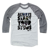 Mens Baseball T-Shirt Heather Gray / Ash