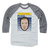 Mens Baseball T-Shirt Heather Gray / Ash