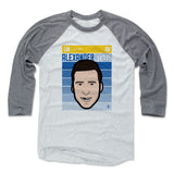 Mens Baseball T-Shirt Heather Gray / Ash