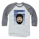 Mens Baseball T-Shirt Heather Gray / Ash