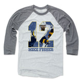 Mens Baseball T-Shirt Heather Gray / Ash