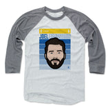 Mens Baseball T-Shirt Heather Gray / Ash