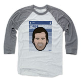 Mens Baseball T-Shirt Heather Gray / Ash