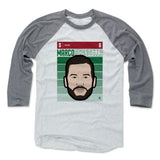 Mens Baseball T-Shirt Heather Gray / Ash