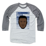 Mens Baseball T-Shirt Heather Gray / Ash