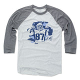 Mens Baseball T-Shirt Heather Gray / Ash