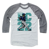 Mens Baseball T-Shirt Heather Gray / Ash