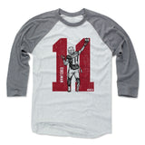 Mens Baseball T-Shirt Heather Gray / Ash