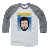 Mens Baseball T-Shirt Heather Gray / Ash