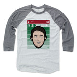 Mens Baseball T-Shirt Heather Gray / Ash