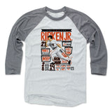 Mens Baseball T-Shirt Heather Gray / Ash