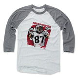 Mens Baseball T-Shirt Heather Gray / Ash