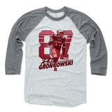 Mens Baseball T-Shirt Heather Gray / Ash