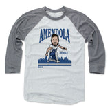 Mens Baseball T-Shirt Heather Gray / Ash