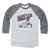 Mens Baseball T-Shirt Heather Gray / Ash