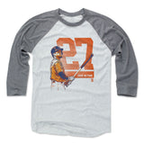 Mens Baseball T-Shirt Heather Gray / Ash