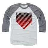 Mens Baseball T-Shirt Heather Gray / Ash