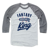 Mens Baseball T-Shirt Heather Gray / Ash