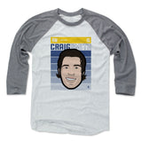 Mens Baseball T-Shirt Heather Gray / Ash