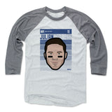 Mens Baseball T-Shirt Heather Gray / Ash