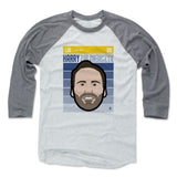 Mens Baseball T-Shirt Heather Gray / Ash