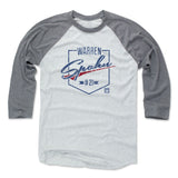 Mens Baseball T-Shirt Heather Gray / Ash