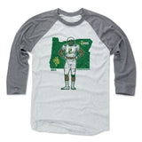 Mens Baseball T-Shirt Heather Gray / Ash