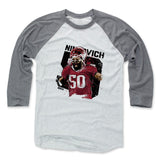 Mens Baseball T-Shirt Heather Gray / Ash