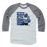 Mens Baseball T-Shirt Heather Gray / Ash