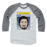 Mens Baseball T-Shirt Heather Gray / Ash
