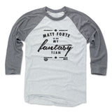 Mens Baseball T-Shirt Heather Gray / Ash