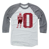 Mens Baseball T-Shirt Heather Gray / Ash