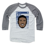 Mens Baseball T-Shirt Heather Gray / Ash
