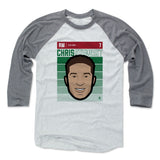 Mens Baseball T-Shirt Heather Gray / Ash